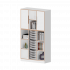 Produkt Bild qickly® Schrank, 5 Ordnerhöhen, 2 Türen, 12 kleine Ergo Tray Boxen SLS35-4K