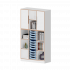 Produkt Bild qickly® Schrank, 5 Ordnerhöhen, 2 Türen, 12 kleine Ergo Tray Boxen SLS35-4K