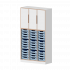 Produkt Bild qickly® Schrank, 5 Ordnerhöhen, 3 Türen, 36 kleinen Schüben SLS35-3K
