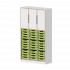 Produkt Bild qickly® Schrank, 5 Ordnerhöhen, 3 Türen, 36 kleinen Schüben SLS35-3K