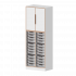 Produkt Bild qickly® Schrank. 5 Ordnerhöhen, 2 Türen und 24 kleine Ergo Tray Boxen SLS25-3K