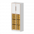 Produkt Bild qickly® Schrank. 5 Ordnerhöhen, 2 Türen und 24 kleine Ergo Tray Boxen SLS25-3K