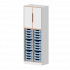 Produkt Bild qickly® Schrank. 5 Ordnerhöhen, 2 Türen und 24 kleine Ergo Tray Boxen SLS25-3K