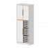 Product image qickly® cabinet, 5 file heights, 3 doors, 12 small Ergo Tray boxes SLS25-6K