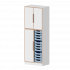 Product image qickly® cabinet, 5 file heights, 3 doors, 12 small Ergo Tray boxes SLS25-6K