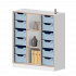 Product image qickly® cabinet, 3 file heights, 12 large Ergo Tray boxes SLS33EGG