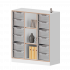 Product image qickly® cabinet, 3 file heights, 12 large Ergo Tray boxes SLS33EGG