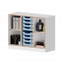 Product image qickly® shelf, 2 file heights, 8 small Ergo Tray boxes SLS32EEK